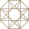 Ekena Millwork Guardian Wood Fretwork Pierced Ceiling Medallion, Red Oak, 28"OD x 10 7/8"ID x 3/8"T CMWP28X28X0375GDRO - alternate 5